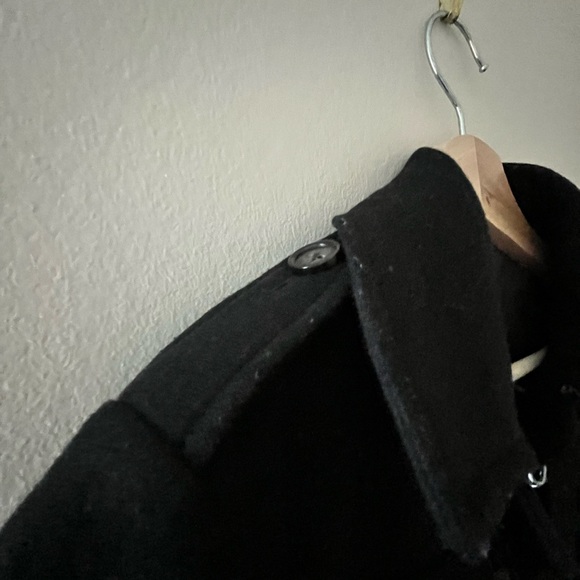 Banana Republic. Black wool coat. XS. Great condition. - Picture 3 of 6